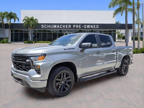 Used 2024 Chevrolet Silverado 1500 Custom w/ LPO, Dark Essentials Package RWD image 3