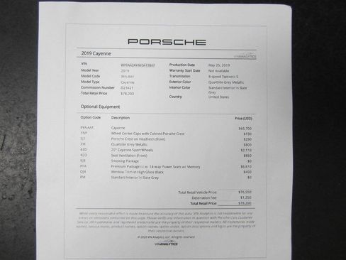 Used 2019 Porsche Cayenne AWD/4WD image 38