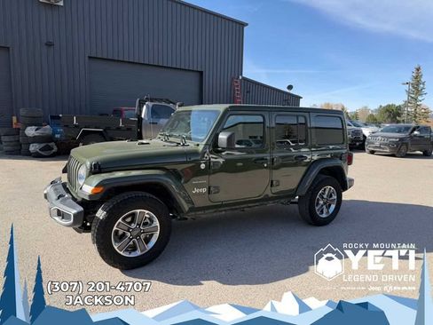 Used 2023 Jeep Wrangler Unlimited Sahara AWD/4WD image 1