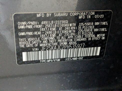 Certified 2023 Subaru Forester Sport AWD/4WD image 31