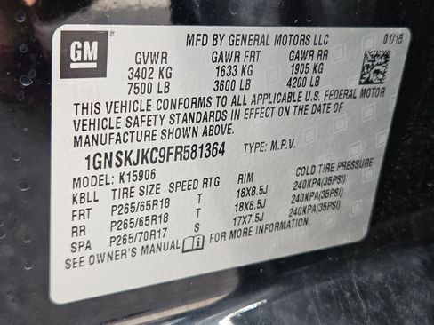 Used 2015 Chevrolet Suburban LT AWD/4WD image 34
