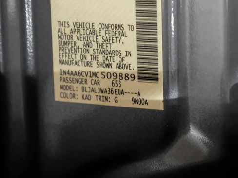 Used 2021 Nissan Maxima 3.5 SV w/ Floor Mat Group image 63