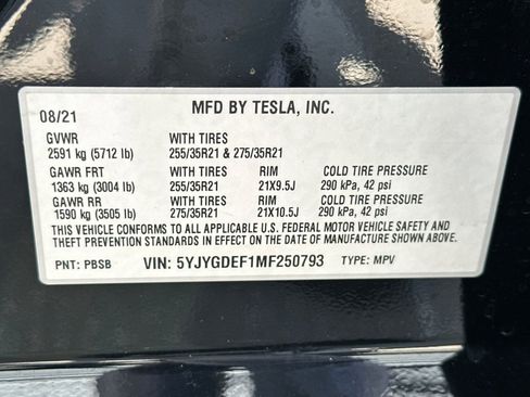 Used 2021 Tesla Model Y Performance image 29