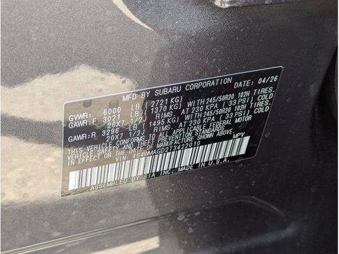 Used 2026 Subaru Ascent Limited AWD/4WD image 92