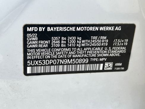 Used 2022 BMW X3 xDrive30i image 33