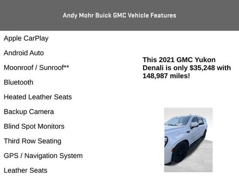 Used 2021 GMC Yukon Denali w/ Denali Ultimate Package AWD/4WD image 4