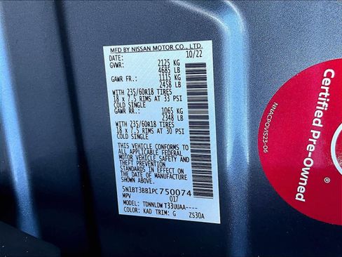 Certified 2023 Nissan Rogue SV w/ SV Premium Package image 35