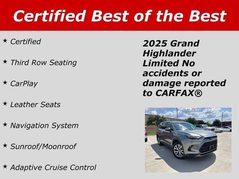 Certified 2025 Toyota Grand Highlander FWD image 31