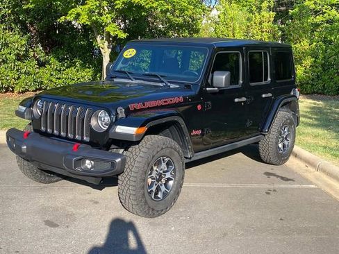 Used 2022 Jeep Wrangler Unlimited Rubicon w/ LED Lighting Group image 3