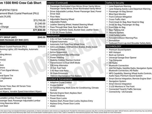 Used 2026 RAM 1500 RHO w/ Bed Utility Group AWD/4WD image 6