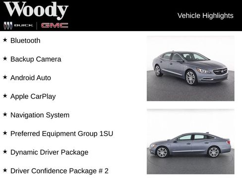 Certified 2018 Buick LaCrosse Avenir w/ Driver Confidence Package #2 AWD/4WD image 3