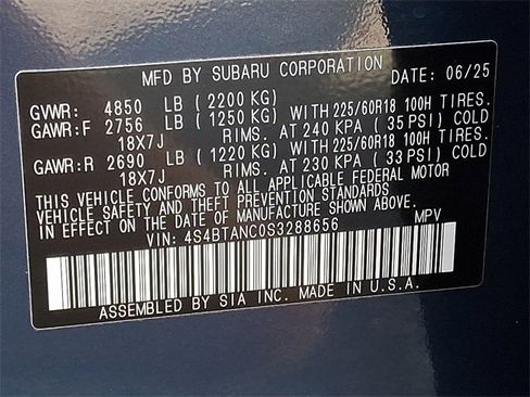 Used 2025 Subaru Outback Limited image 29