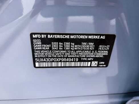 Used 2023 BMW X3 sDrive30i w/ M Sport Package RWD image 46