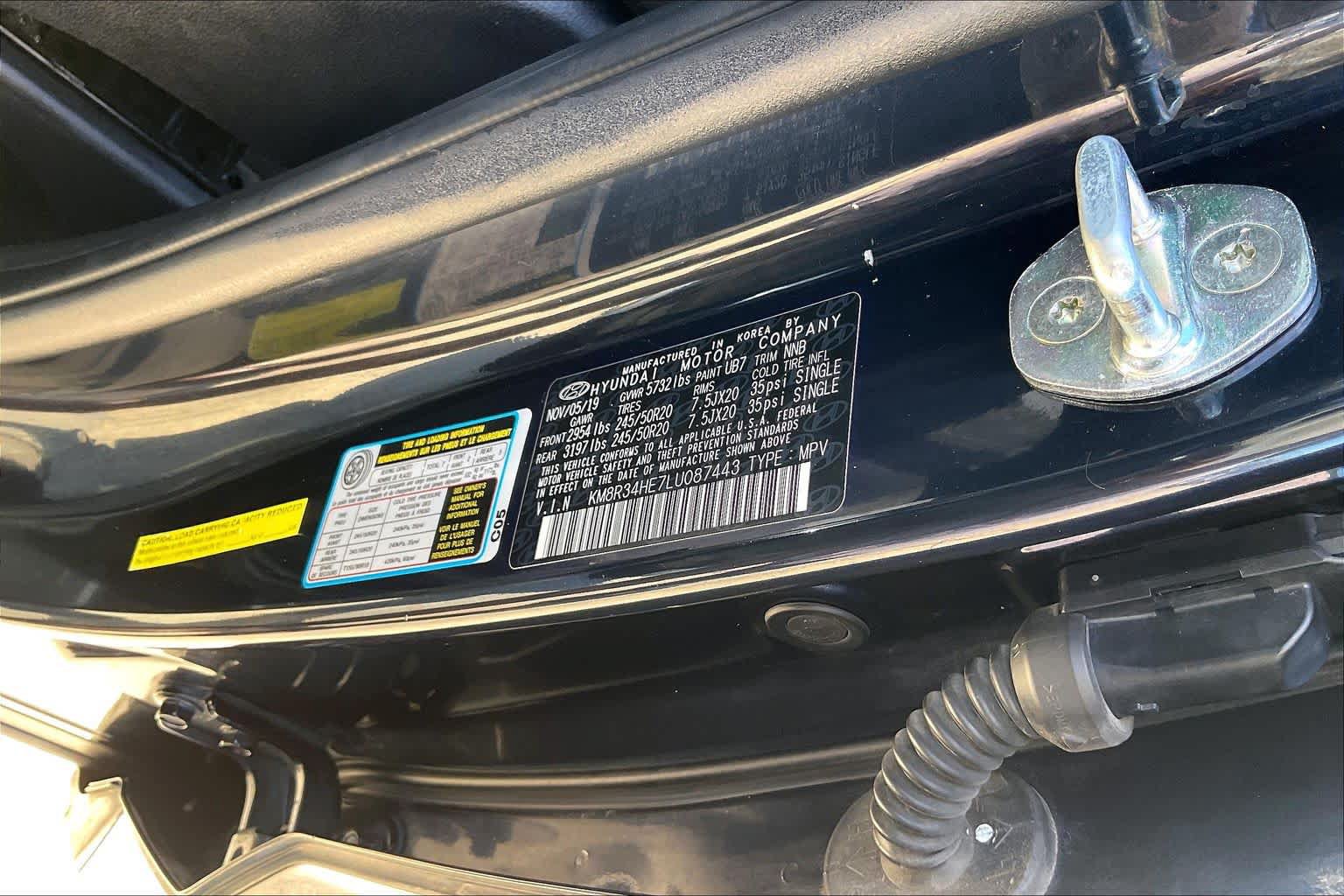 Used 2020 Hyundai Palisade SEL w/ Convenience Package FWD image 36