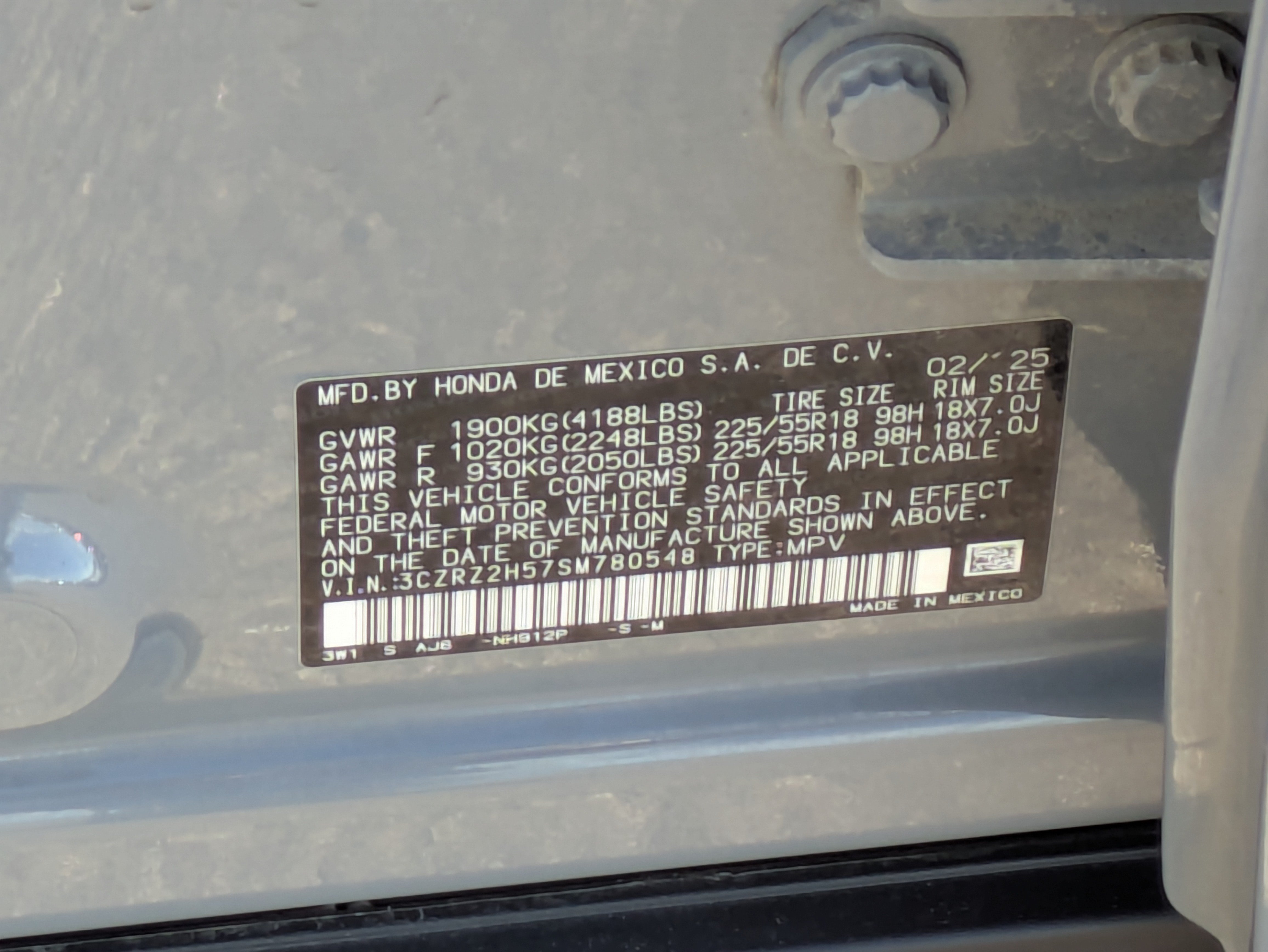 Used 2025 Honda HR-V Sport image 31