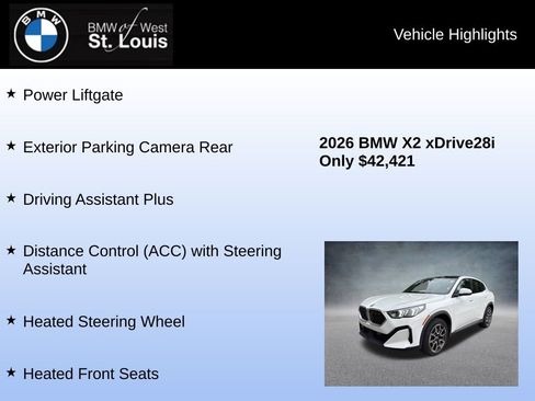 Used 2026 BMW X2 xDrive28i AWD/4WD image 16