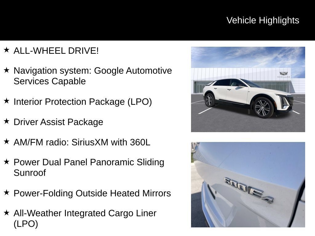 Certified 2024 Cadillac Lyriq Luxury AWD/4WD image 10