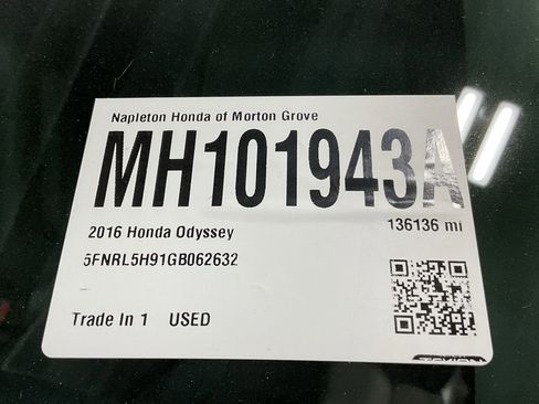 Used 2016 Honda Odyssey Touring Elite image 36