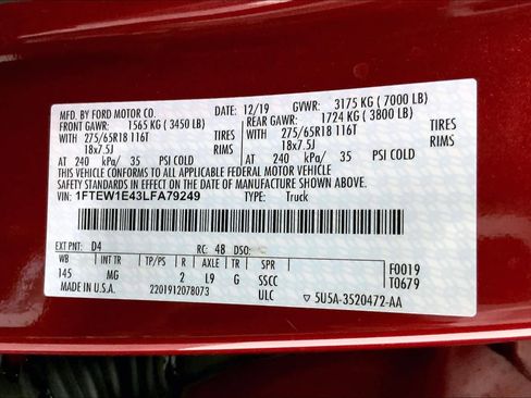 Used 2020 Ford F150 XLT w/ Equipment Group 302A Luxury image 30