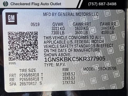 Used 2019 Chevrolet Tahoe LT AWD/4WD image 51
