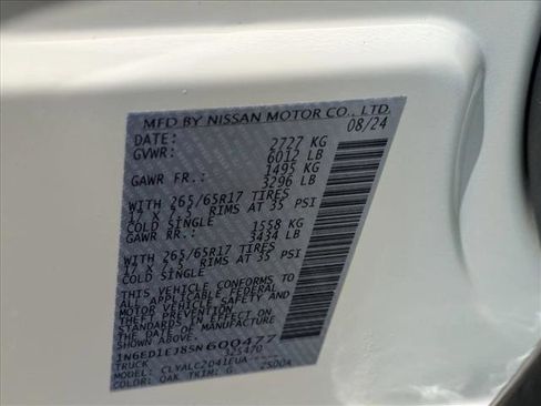 Certified 2025 Nissan Frontier SV w/ SV Convenience Package image 23