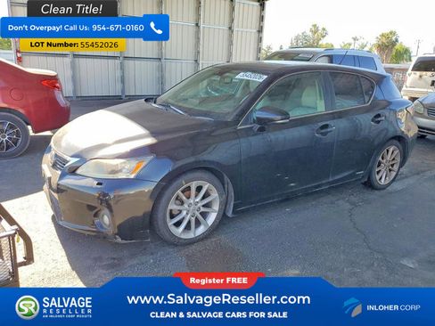 Used 2011 Lexus CT 200h Premium w/ Leather Pkg FWD image 1