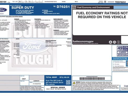 New 2026 Ford F450 XL w/ XL Chrome Package RWD image 2