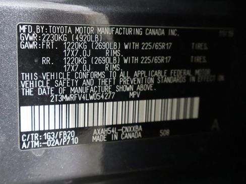 Used 2020 Toyota RAV4 LE w/ All Weather Liner Package AWD/4WD image 33