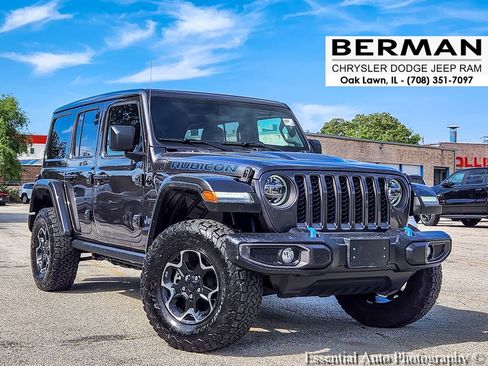 Used 2021 Jeep Wrangler Unlimited Rubicon 4xe w/ Cold Weather Group AWD/4WD image 1