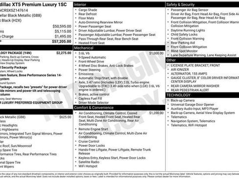 New 2025 Cadillac XT5 Premium Luxury w/ Technology Package image 32