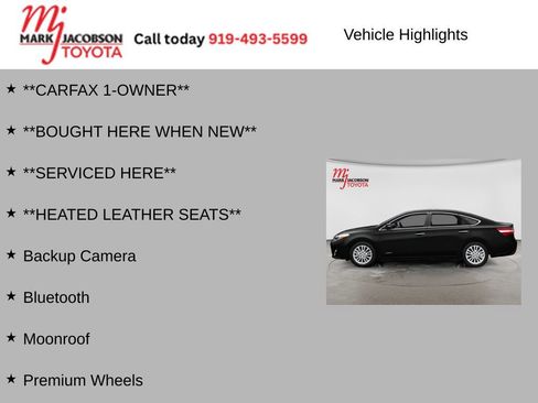 Used 2014 Toyota Avalon Limited FWD image 5