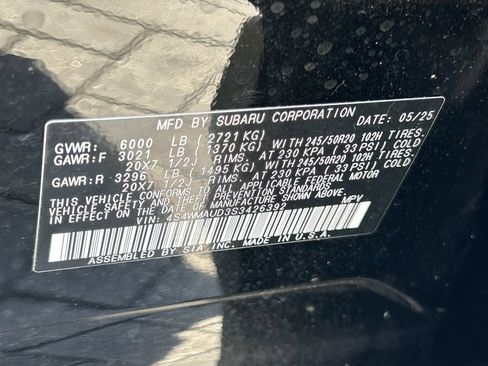 Certified 2025 Subaru Ascent Touring w/ Popular Package #2 image 32