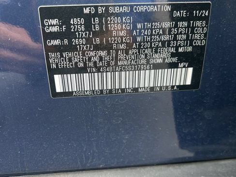Used 2025 Subaru Outback Premium AWD/4WD image 3