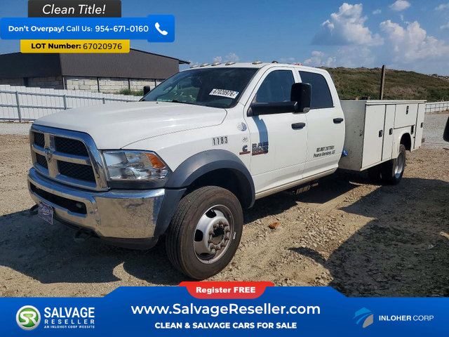 Used 2018 RAM 5500 Tradesman w/ Ambulance Prep Group RWD image 1