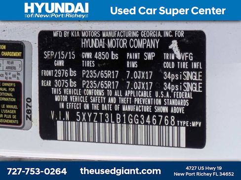 Used 2016 Hyundai Santa Fe Sport image 13