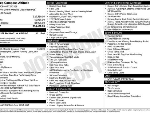 New 2026 Jeep Compass Latitude AWD/4WD image 28