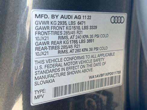 Certified 2023 Audi Q8 Premium w/ Convenience Package image 18