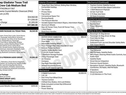 Used 2021 Jeep Gladiator Sport AWD/4WD image 28