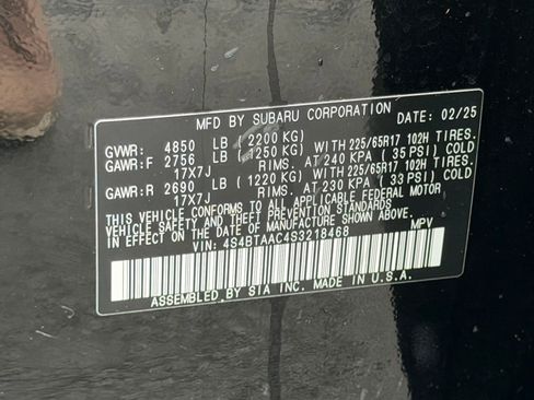 Certified 2025 Subaru Outback image 29