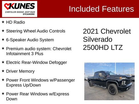 Used 2021 Chevrolet Silverado 2500 LTZ w/ LTZ Plus Package AWD/4WD image 4