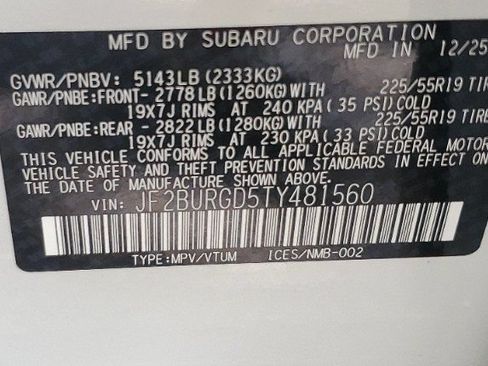 Used 2026 Subaru Outback Limited XT AWD/4WD image 30