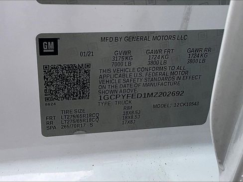 Certified 2021 Chevrolet Silverado 1500 LT Trail Boss w/ Convenience Package II image 17