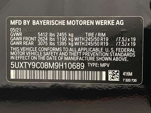 Used 2021 BMW X3 M40i w/ Premium Package AWD/4WD image 25
