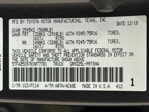 Used 2019 Toyota Tacoma SR5 RWD image 32
