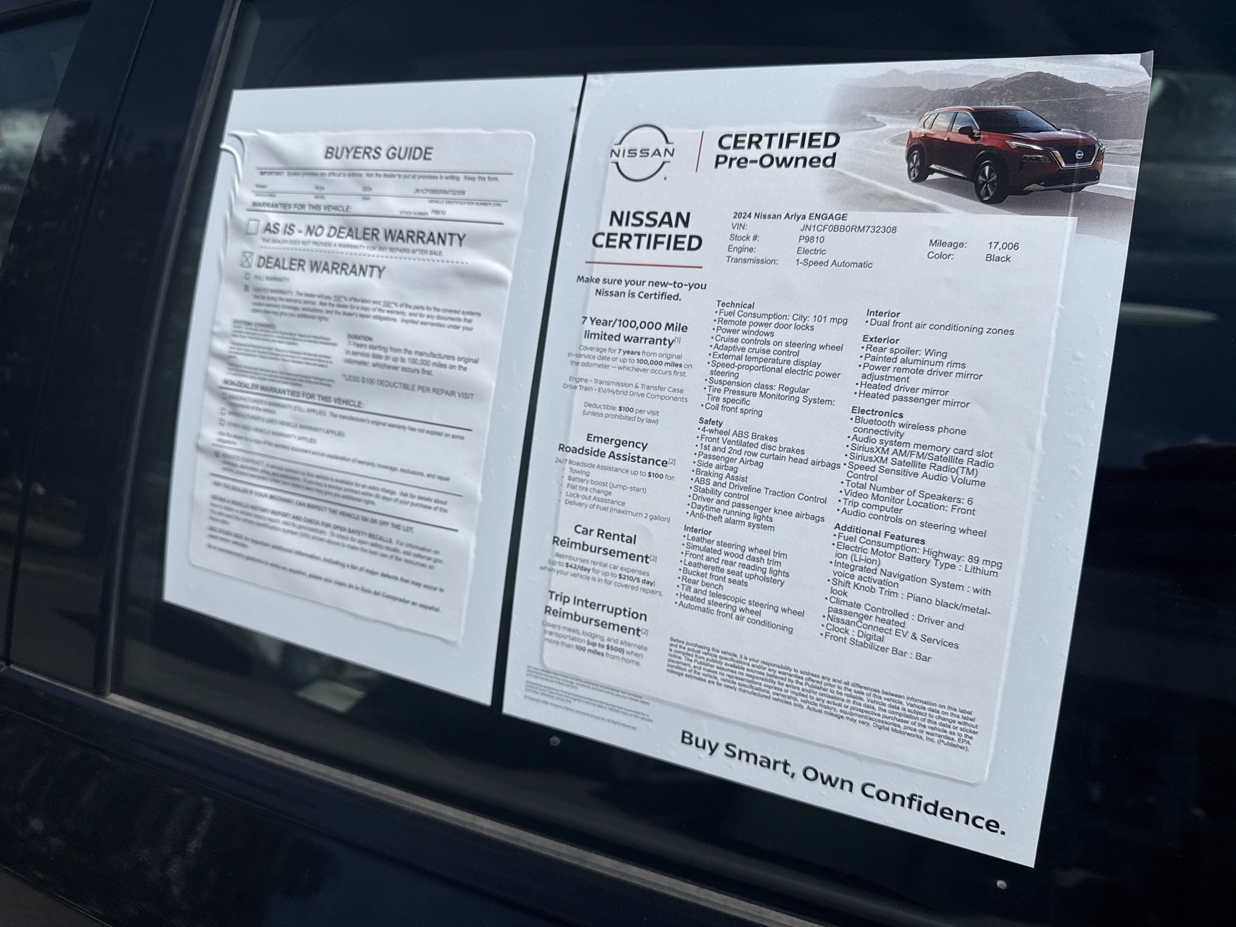Certified 2024 Nissan Ariya AWD image 10