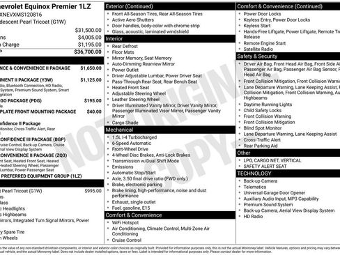 Used 2021 Chevrolet Equinox Premier FWD image 2