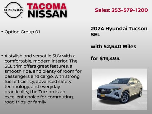 Used 2024 Hyundai Tucson SEL image 6