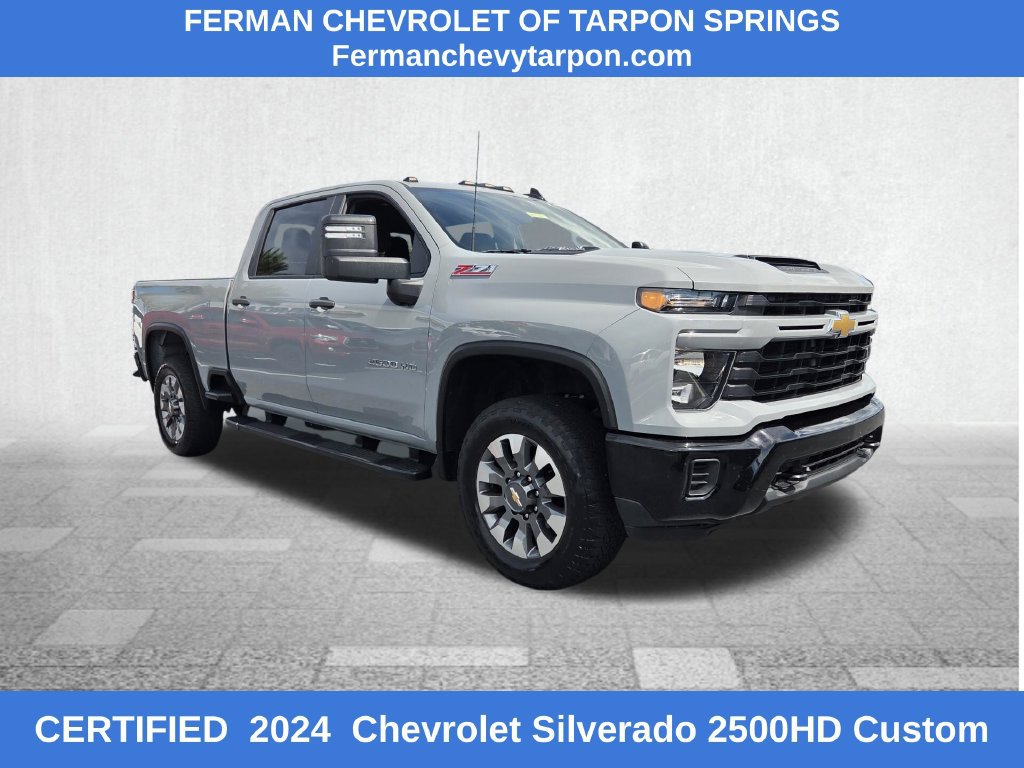 Certified 2024 Chevrolet Silverado 2500 Custom w/ Custom Value Package AWD/4WD image 1