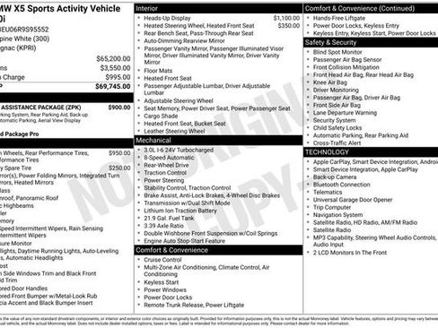 Used 2024 BMW X5 sDrive40i w/ Parking Assistance Package RWD image 4