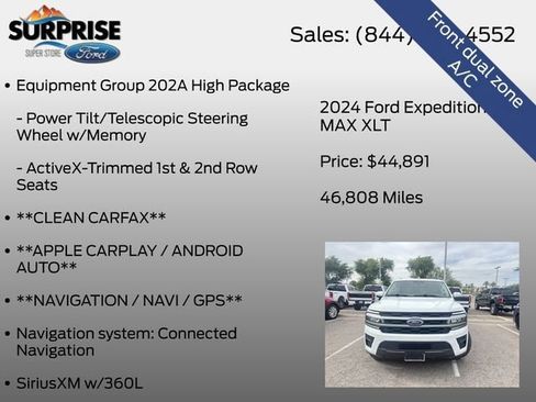 Used 2024 Ford Expedition Max XLT AWD/4WD image 15